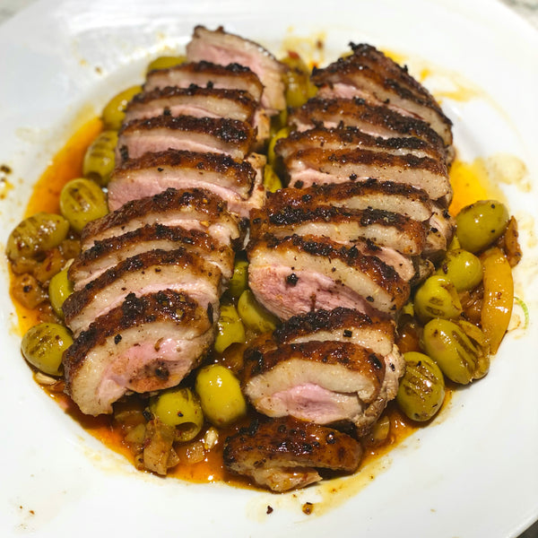 Harissa Roasted Duck Breast