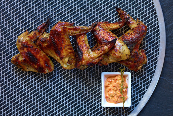 Chicken Wings with Spiced Aioli