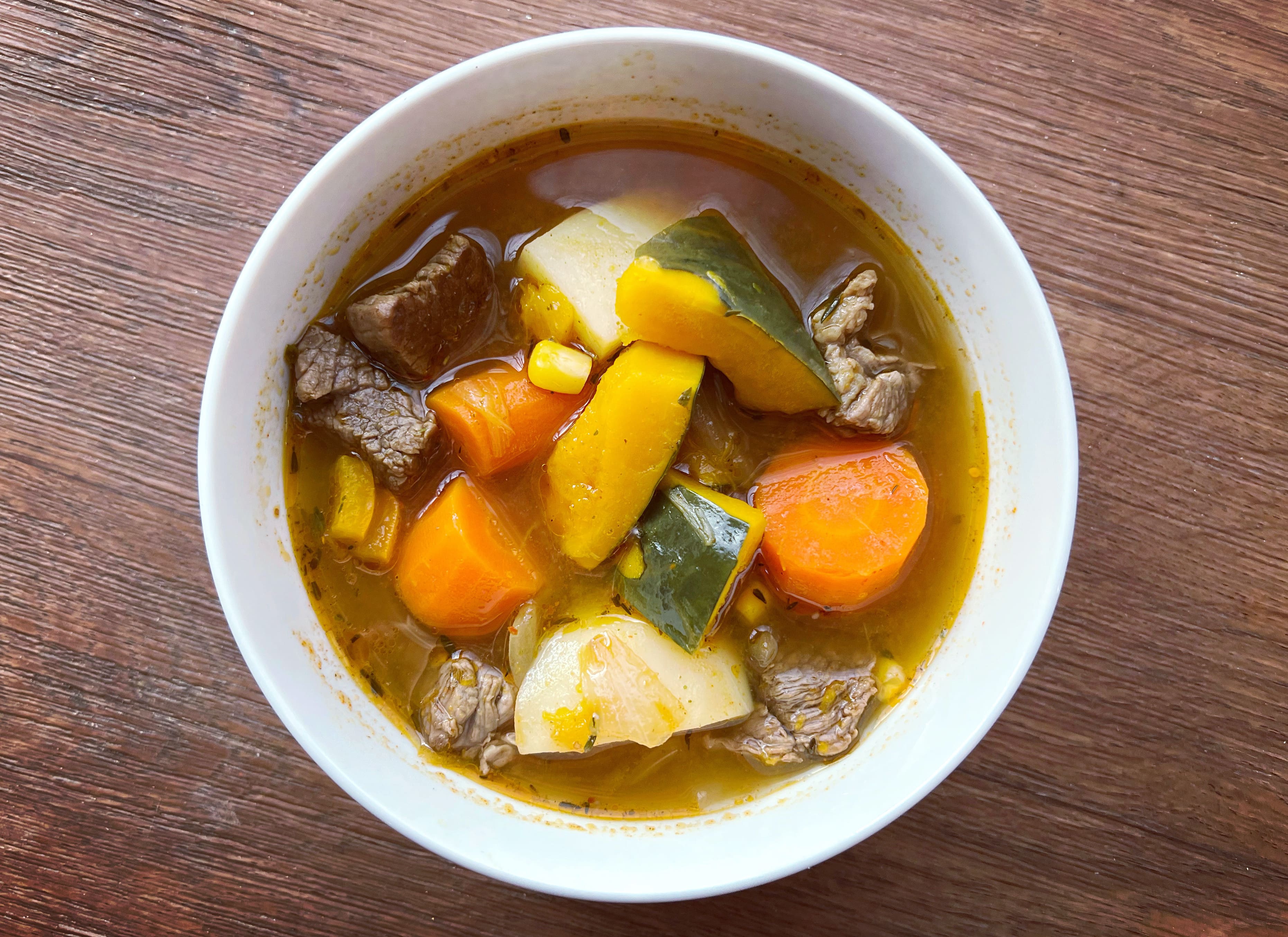 Beef & Pumpkin Soup
