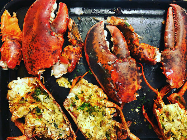 Broiled Stuffed Lobster