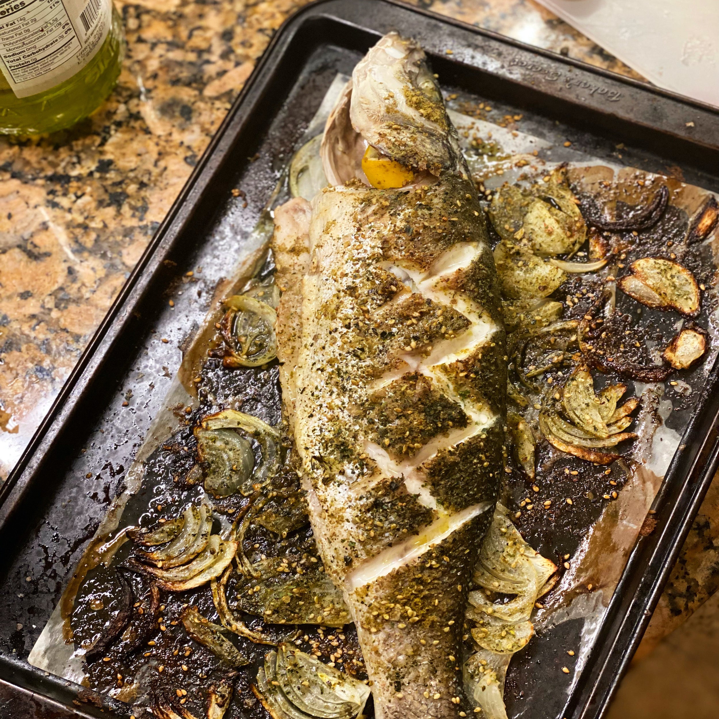 Za'atar Roasted Branzino – La Boîte