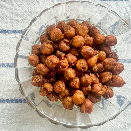 crispy baked chickpeas