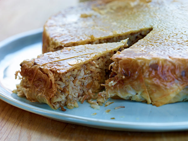 Rice Pilaf en Croute