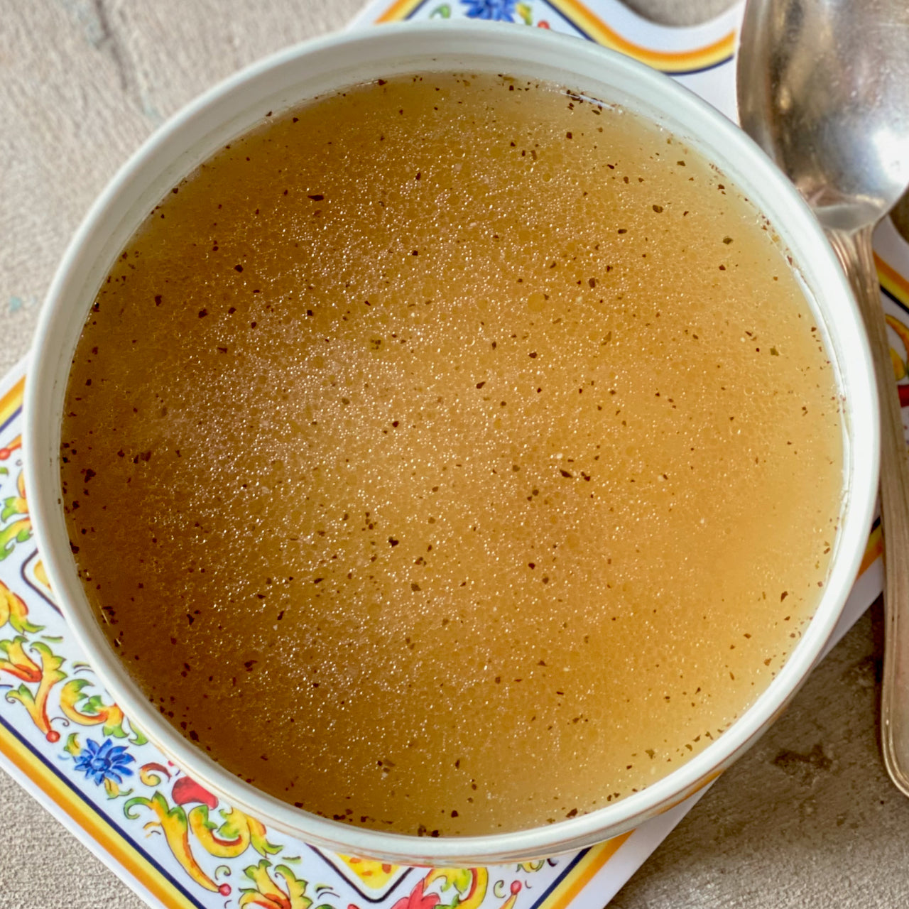 Chicken shop broth soup