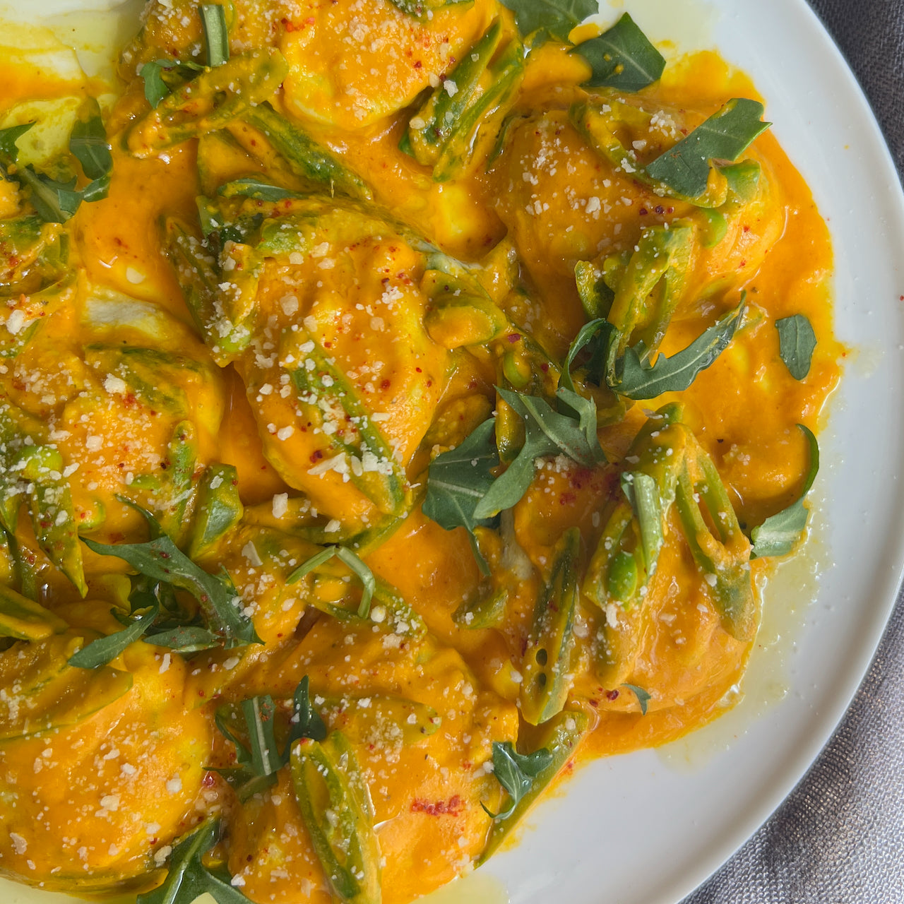 Easy Ricotta Gnudi with Carrot