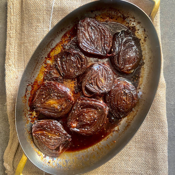 Roasted Red Onions