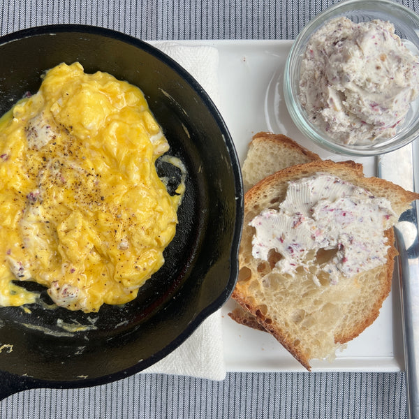 Spiced Cream Cheese and Scrambled Eggs