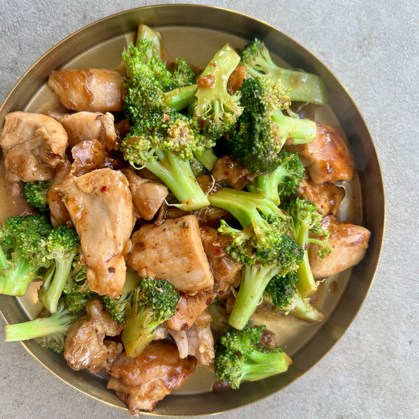 Sweet and Sour Chicken and Broccoli