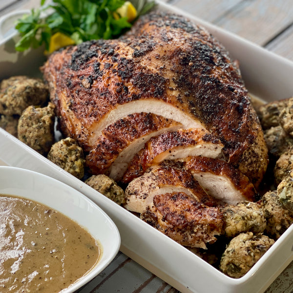 Roasted Turkey and Braised Kefte