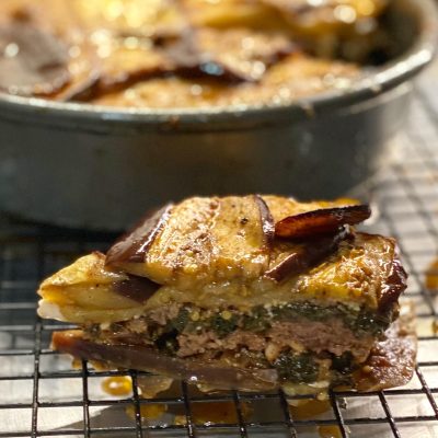 Eggplant and Beef Pie