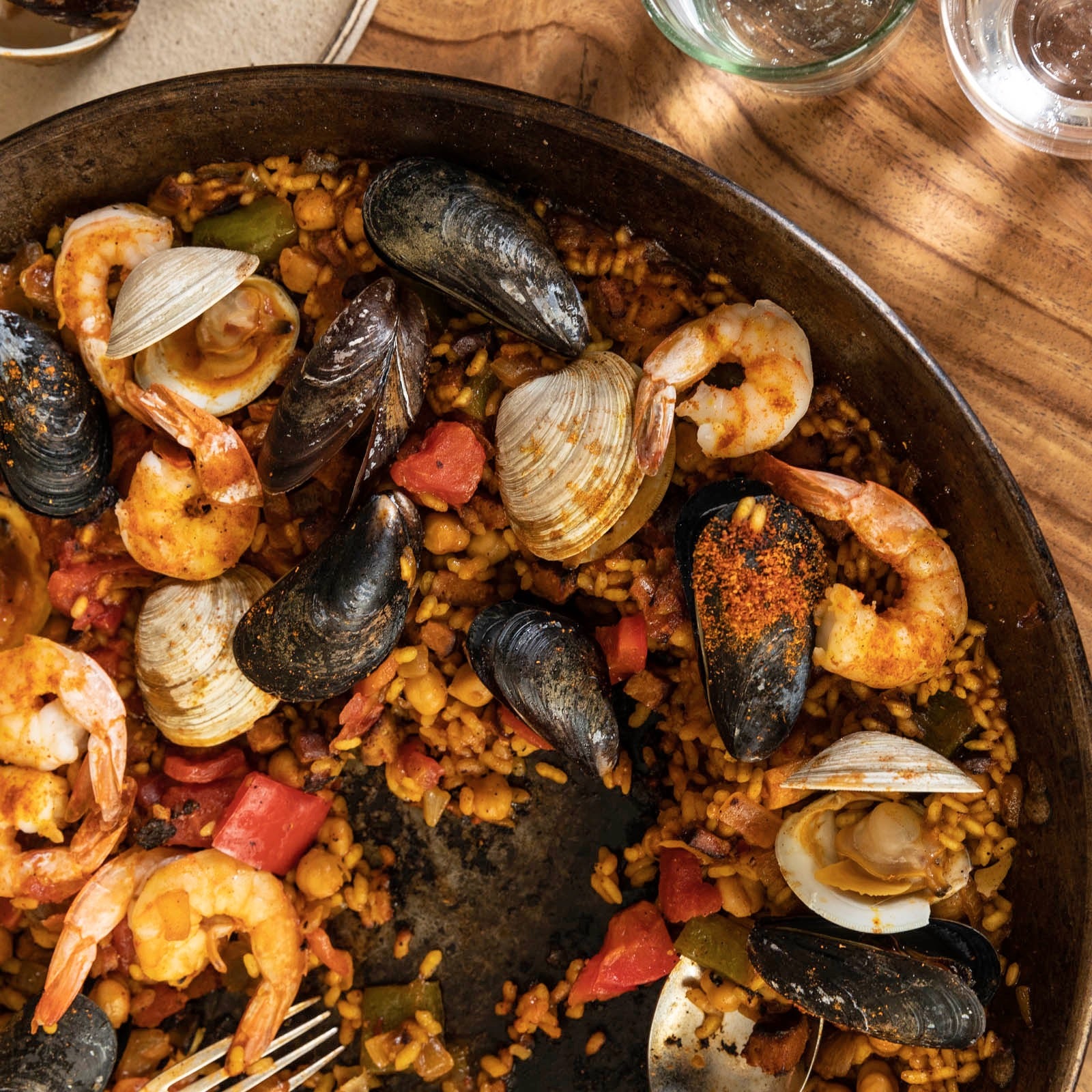 Seafood &amp; Chorizo Paella