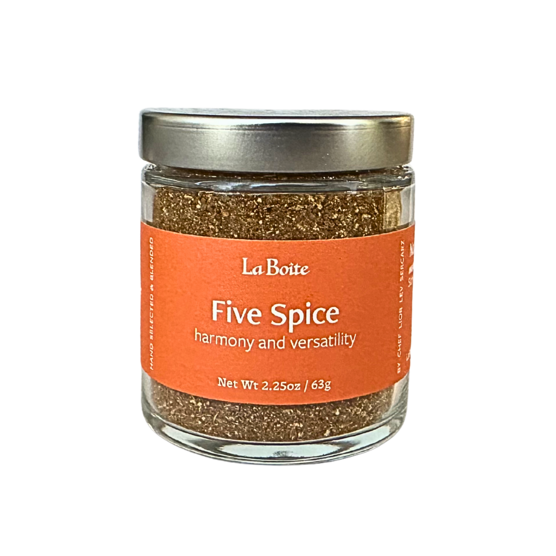 Jar of La Boite Five Spice on a white background