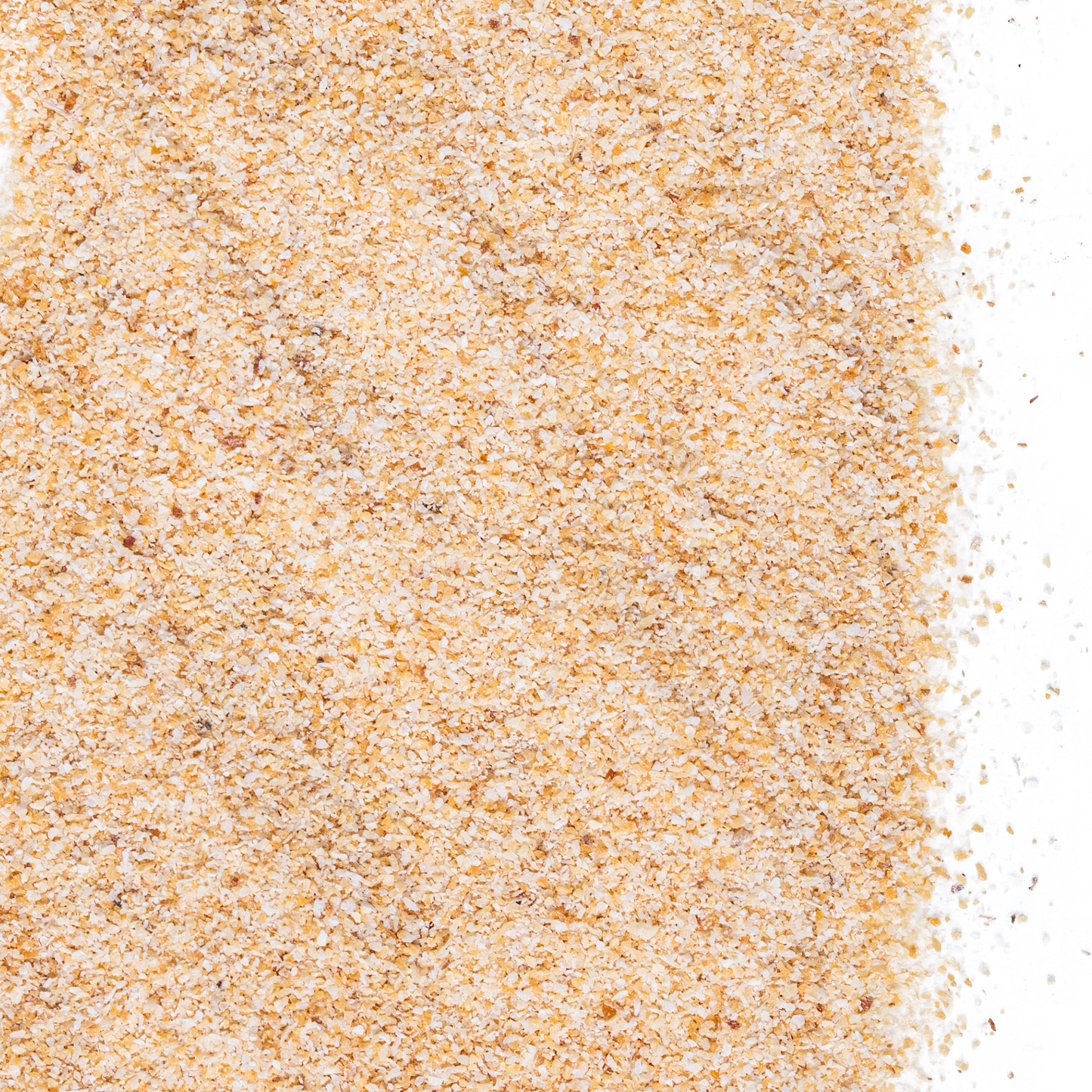 close up granulated garlic