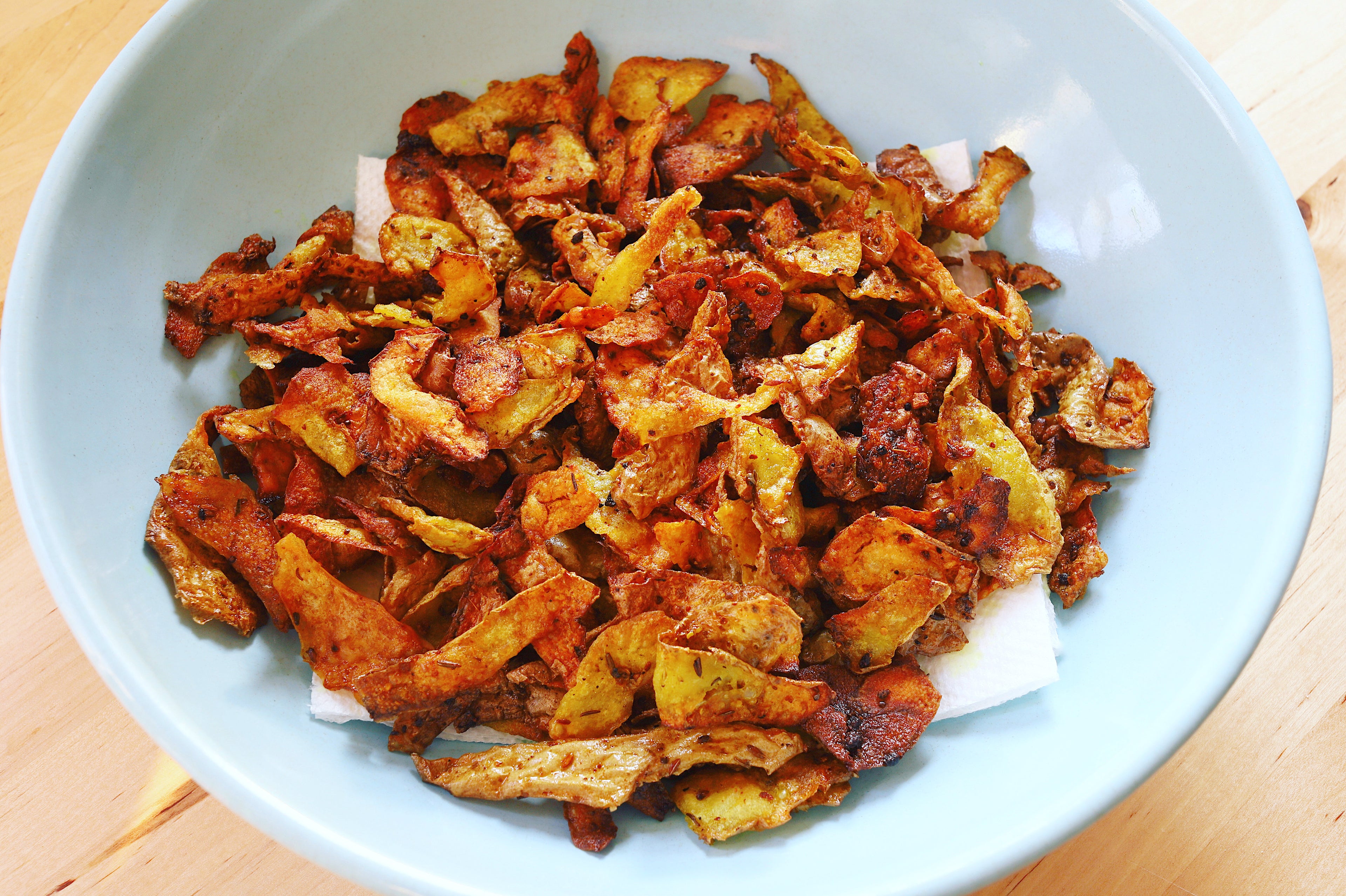 crispy potato skins