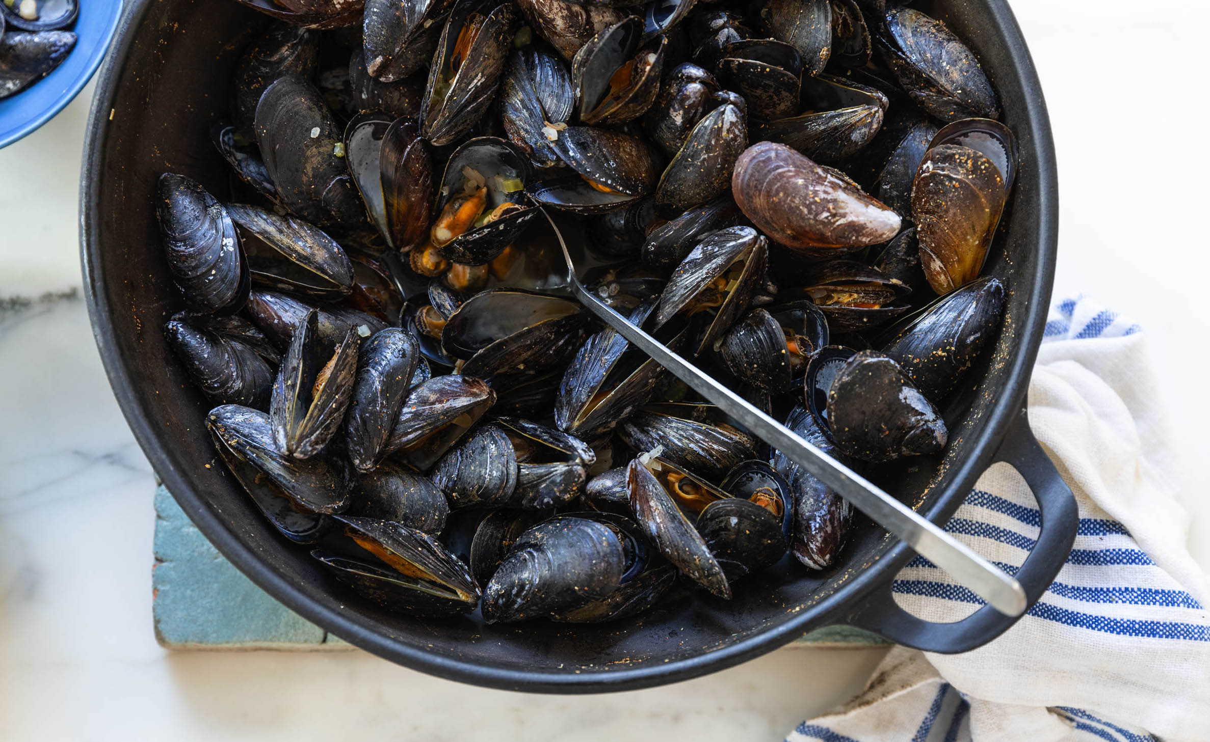 Steamed Mussels