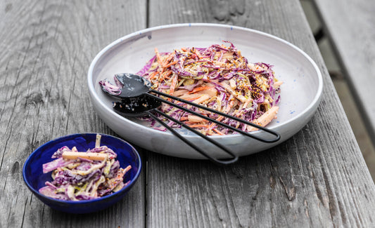 Creamy Slaw with Labne Tahini Dressing