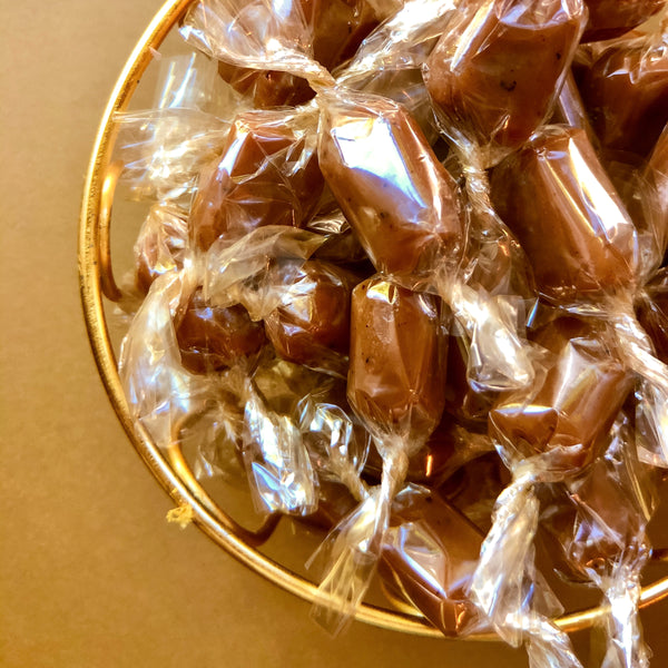 Smoked Cinnamon Salted Caramels