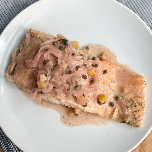 image of poached salmon