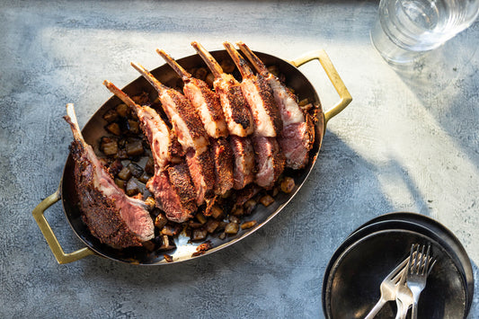 Tomato Glazed Rack of Lamb