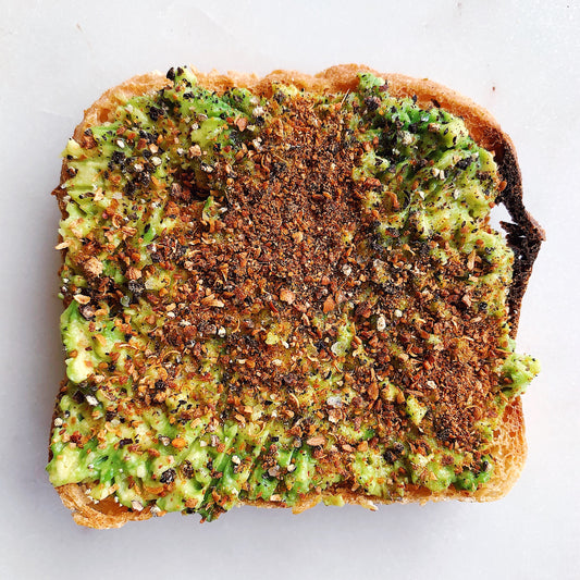 chaat masala avocado toast