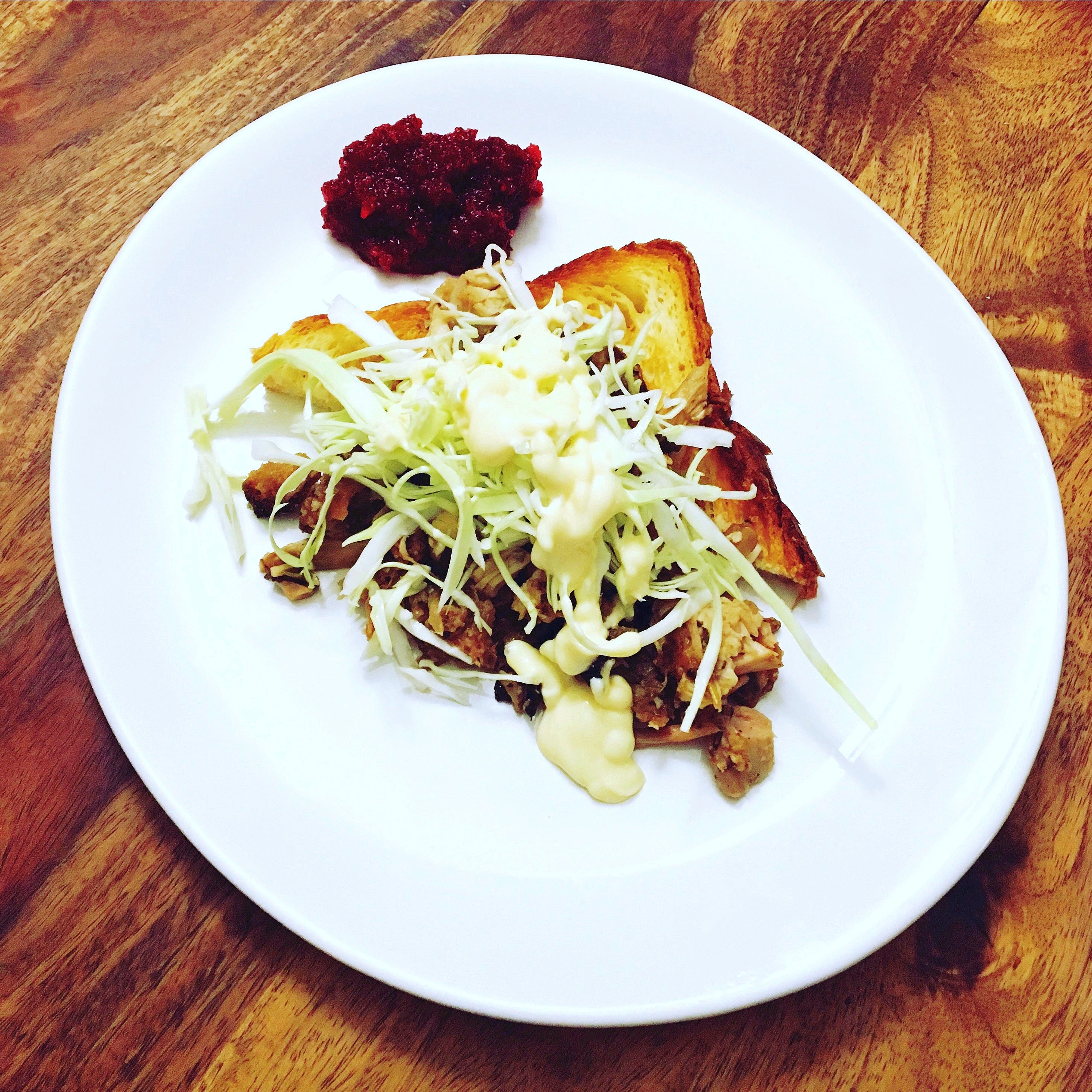 japanese style thanksgiving turkey sandwich