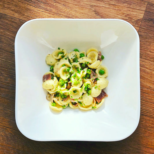spring pea orecchiette