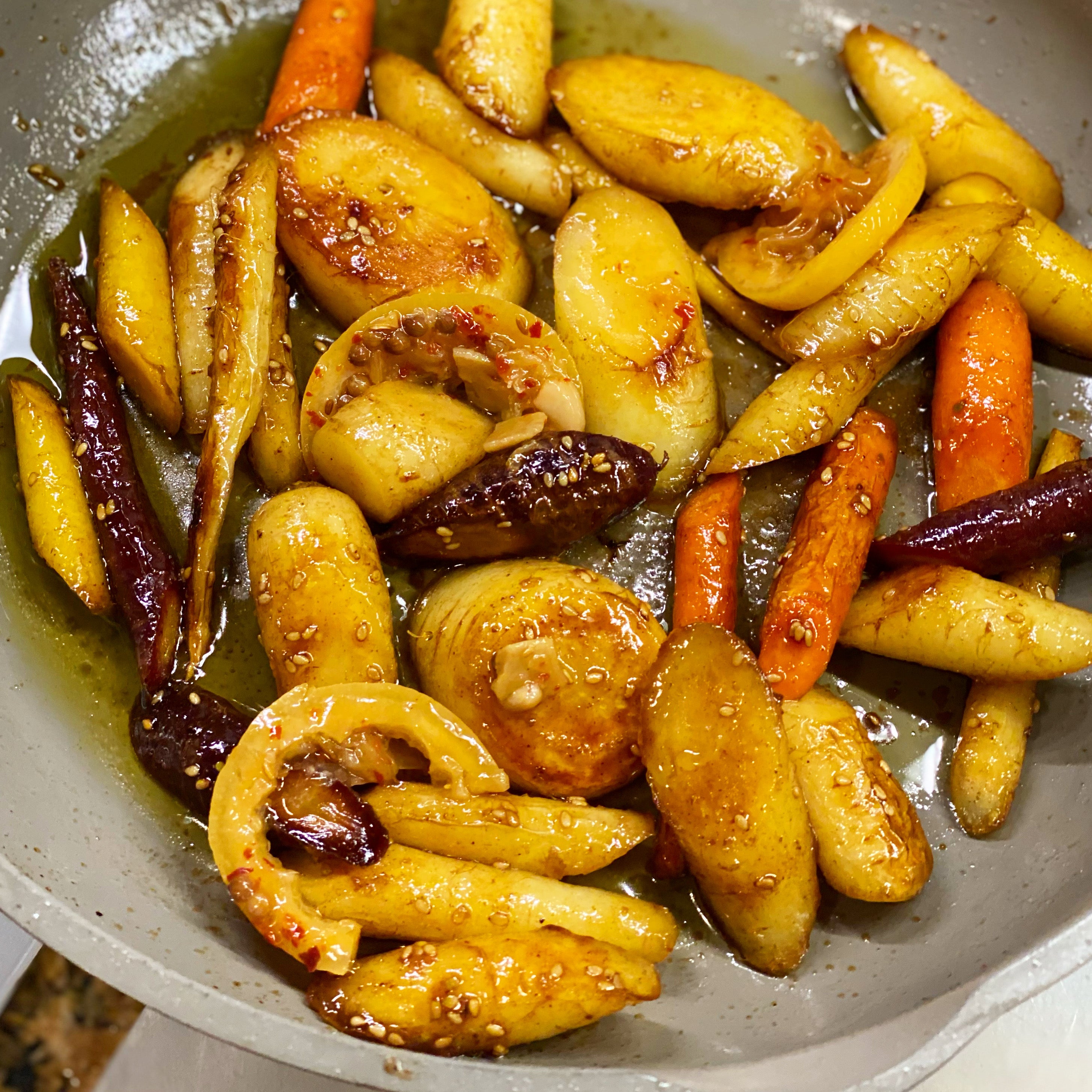 Preserved Lemon Roasted Carrots 