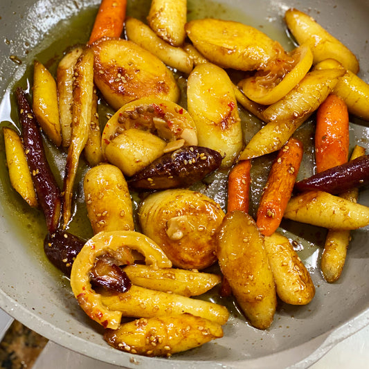 Preserved Lemon Roasted Carrots 