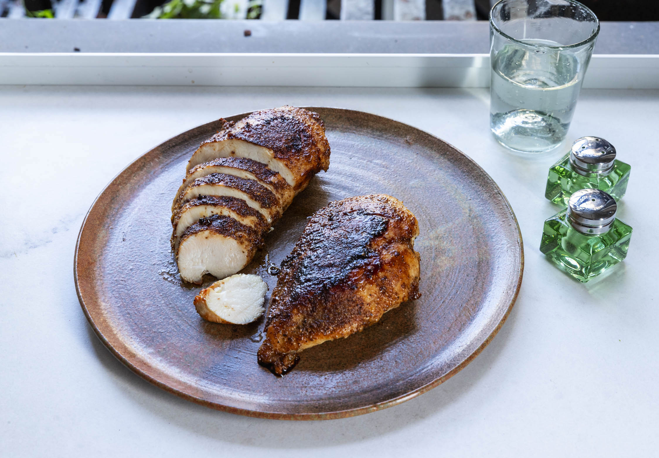 glazed seared chicken breast