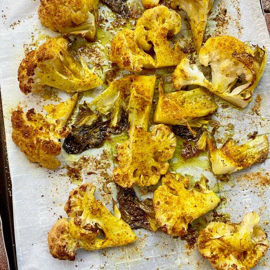 Golden Roasted Cauliflower