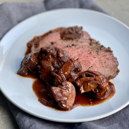 Red Wine Braised Mushrooms