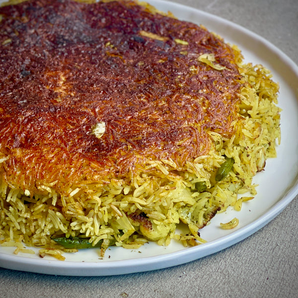 Crispy Persian Vegetable Rice
