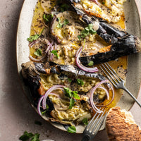 Deconstructed Baba Ganoush