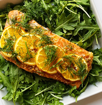 Garam Masala Salmon with Orange