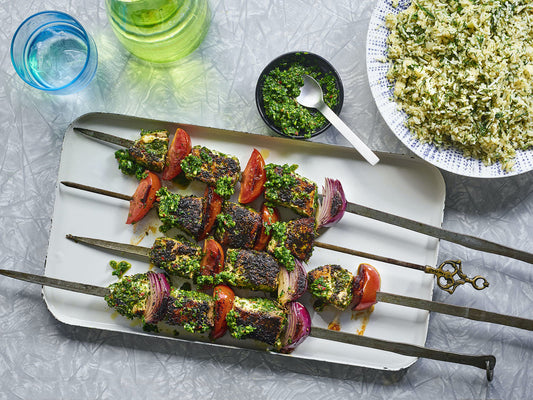 Herbed Fish Kebabs