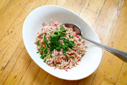 Tahini Radish Salad