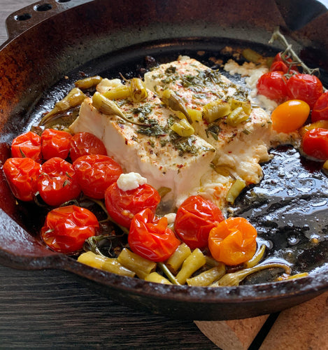 Baked Feta with Tomatoes