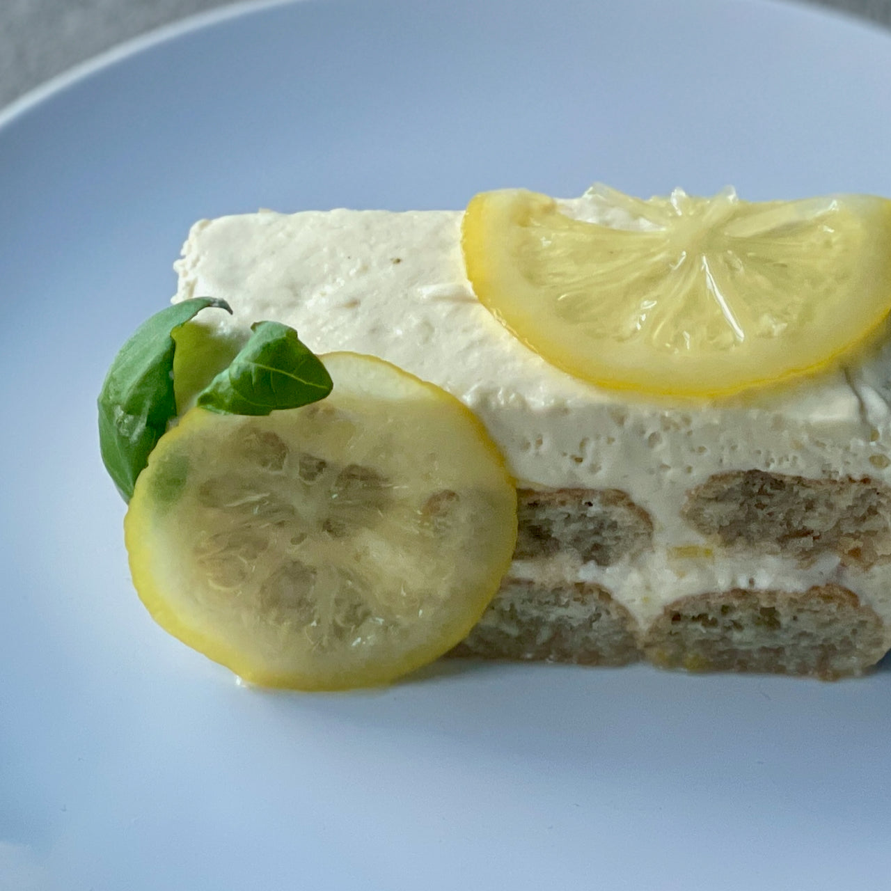 Lemon Basil Tiramisu