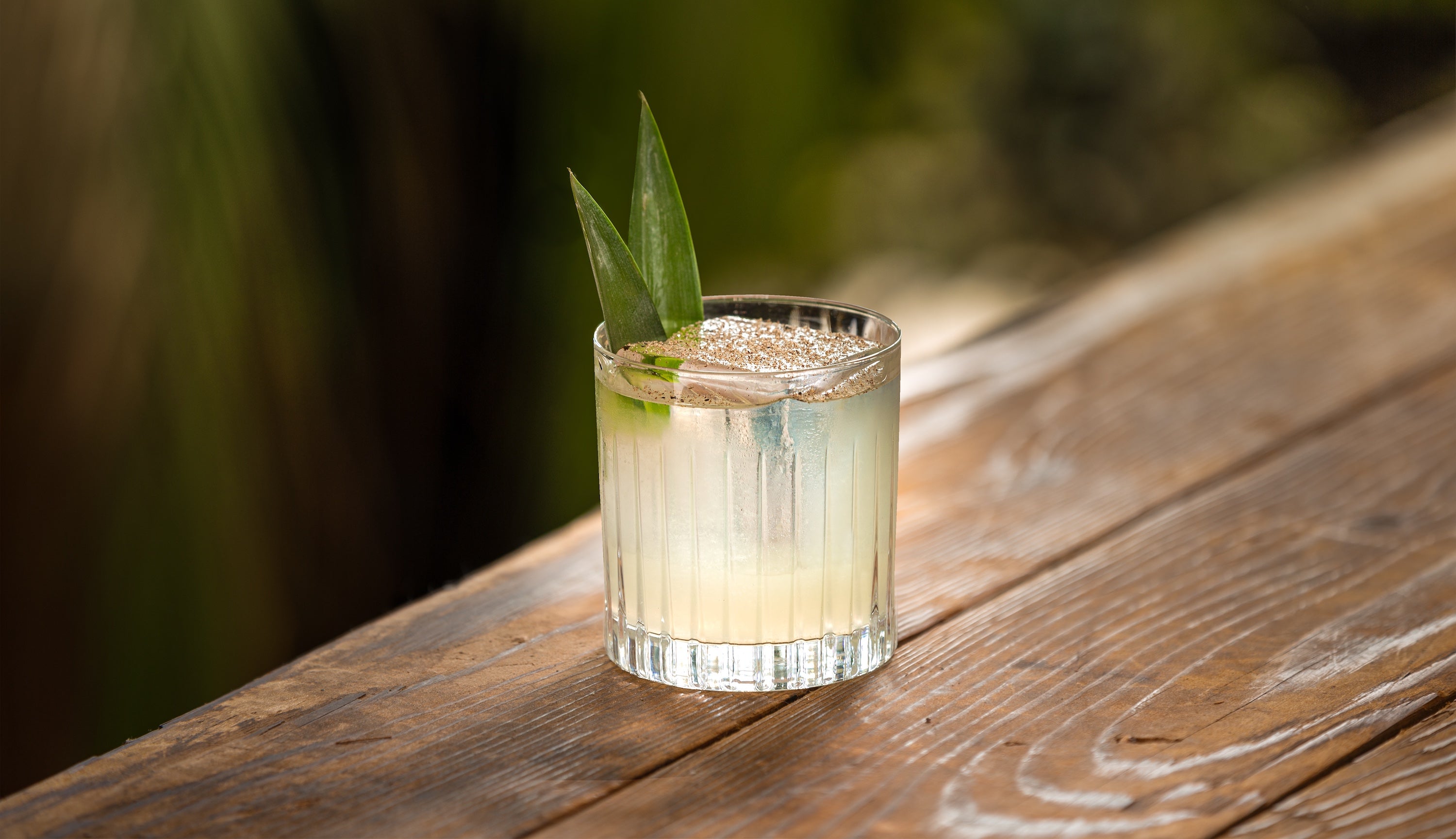 lemon in the coconut cocktail