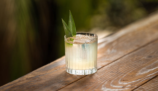 lemon in the coconut cocktail