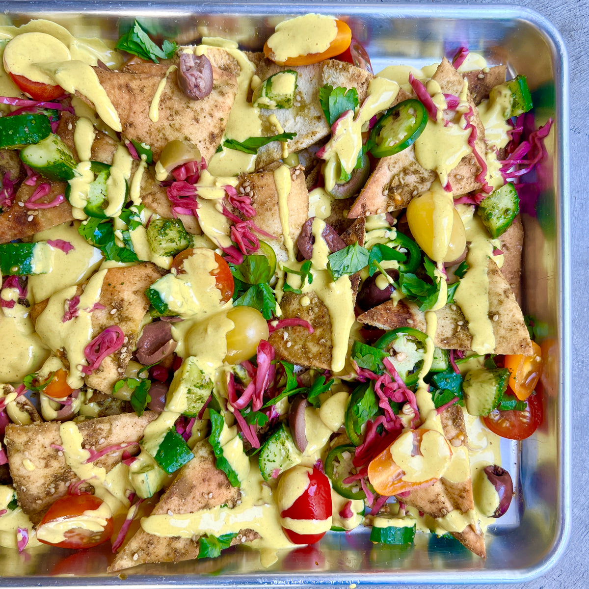 Middle Eastern Nachos