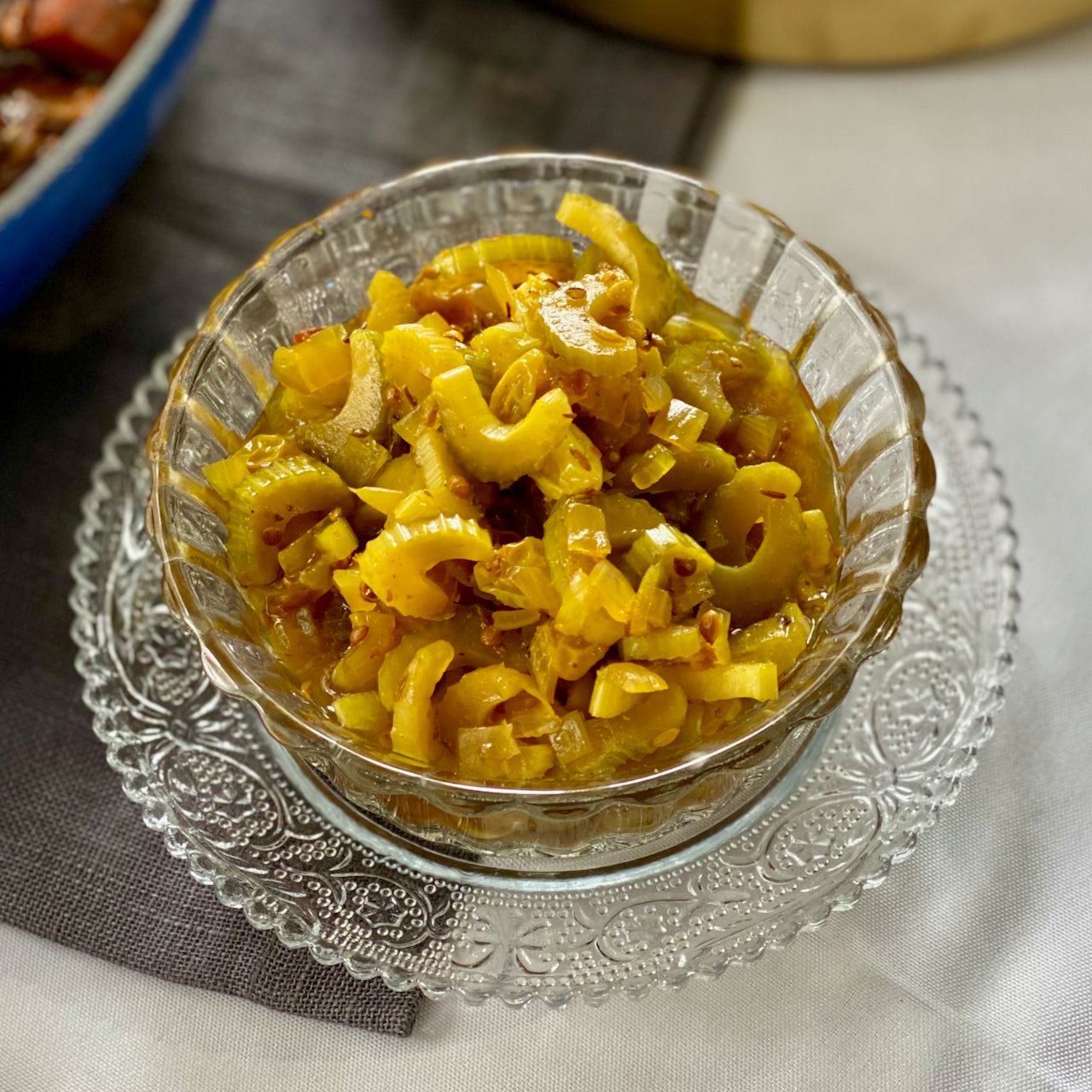 Pickled Celery and Raisins