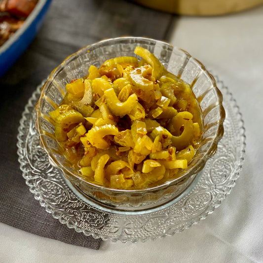 Pickled Celery and Raisins