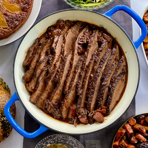 Braised Brisket with Rosemary and Pomegranate