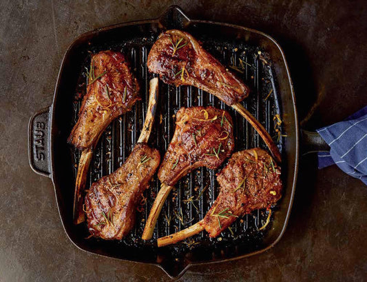 Red Rubbed Baby Lamb Chops