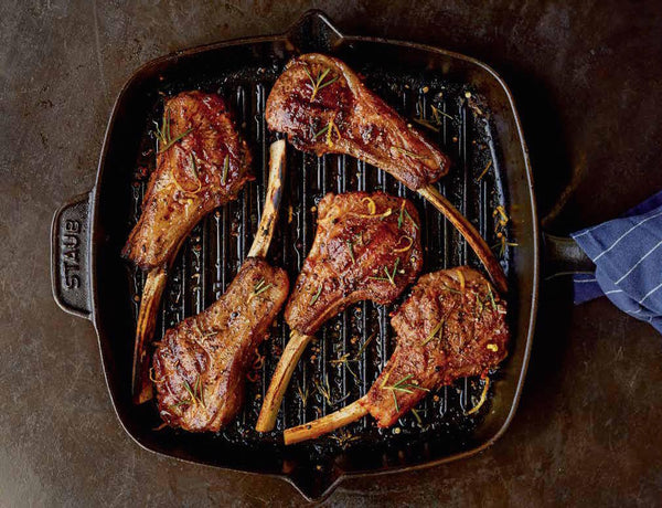 Red Rubbed Baby Lamb Chops