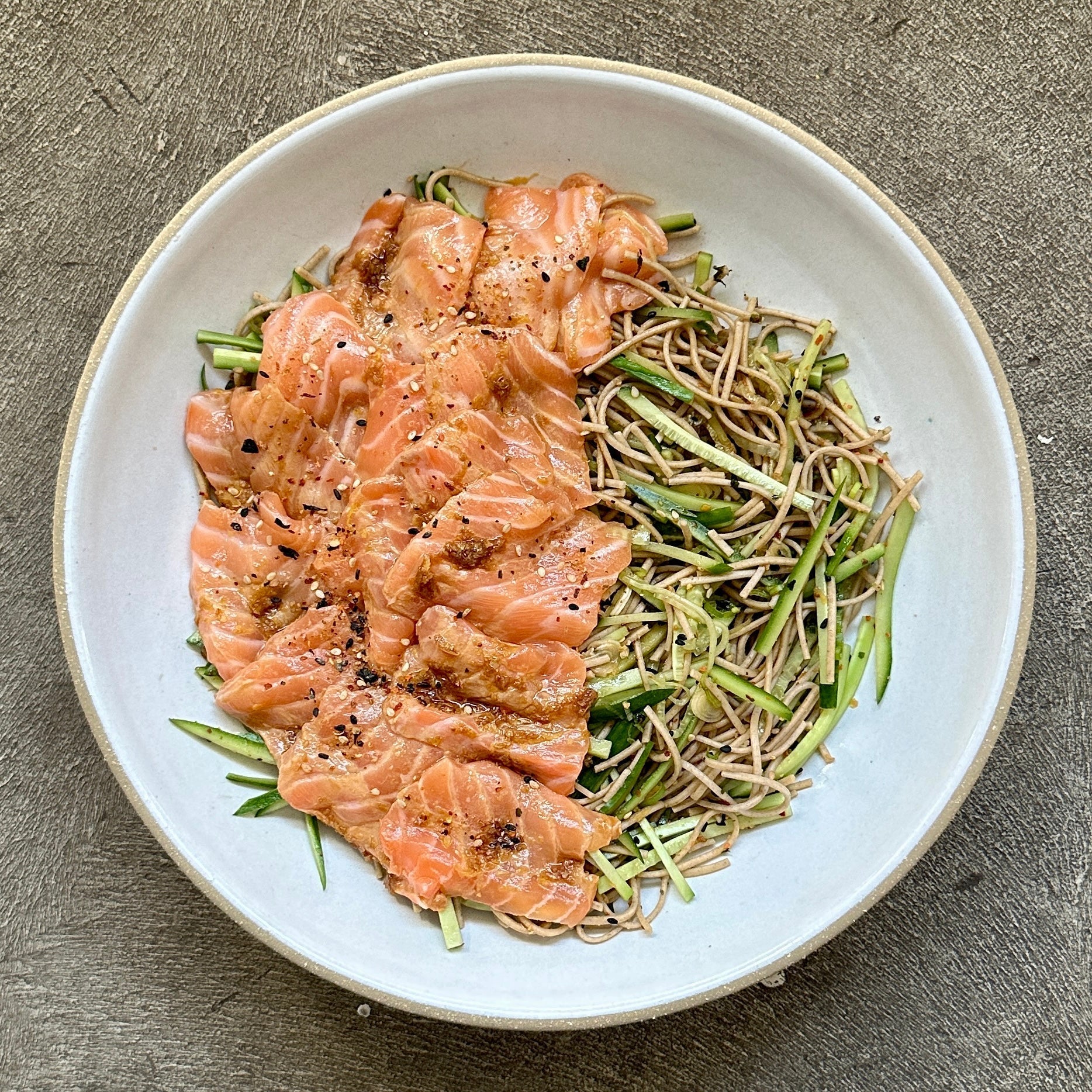 Salmon Soba Salad