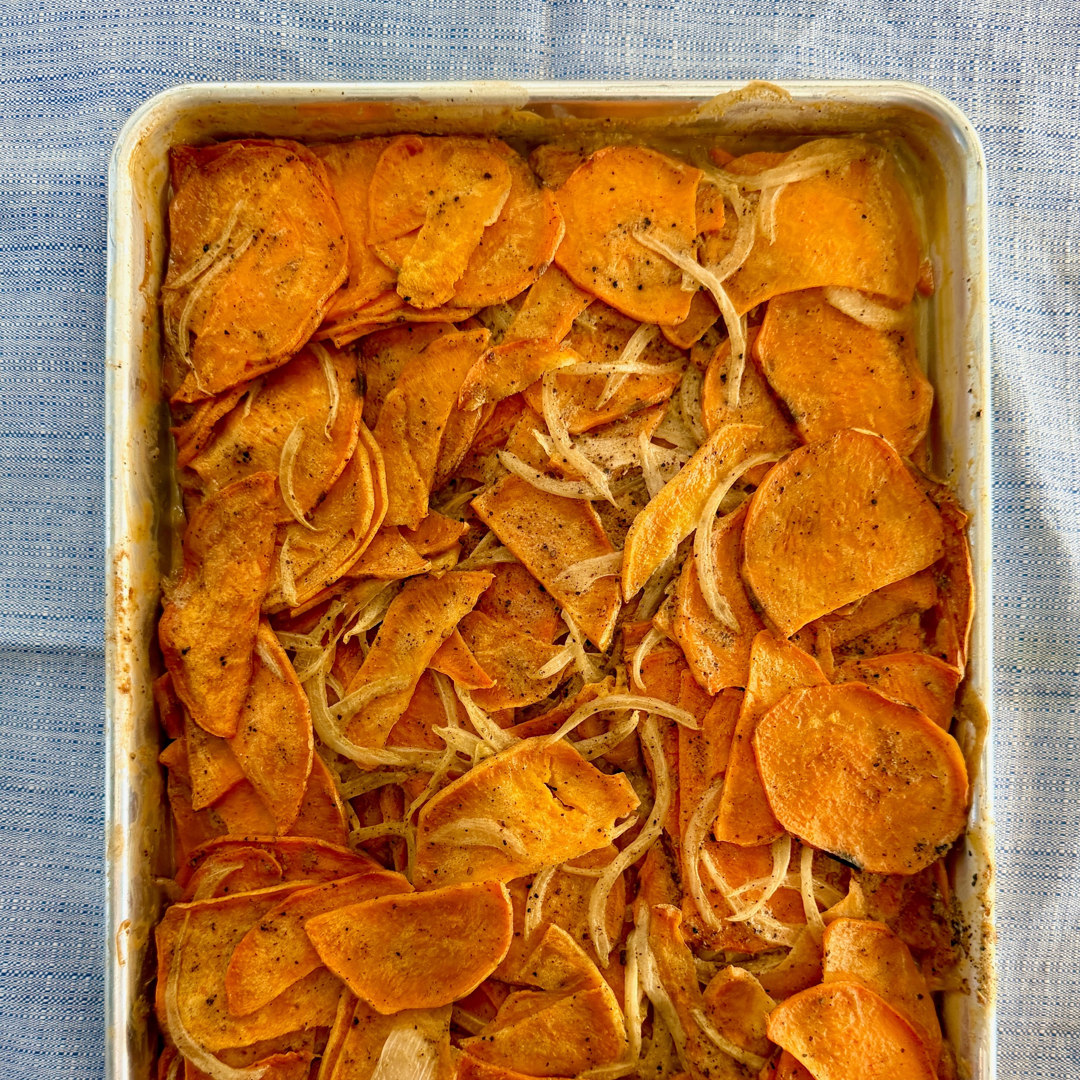 Sweet Potato and Coconut Gratin