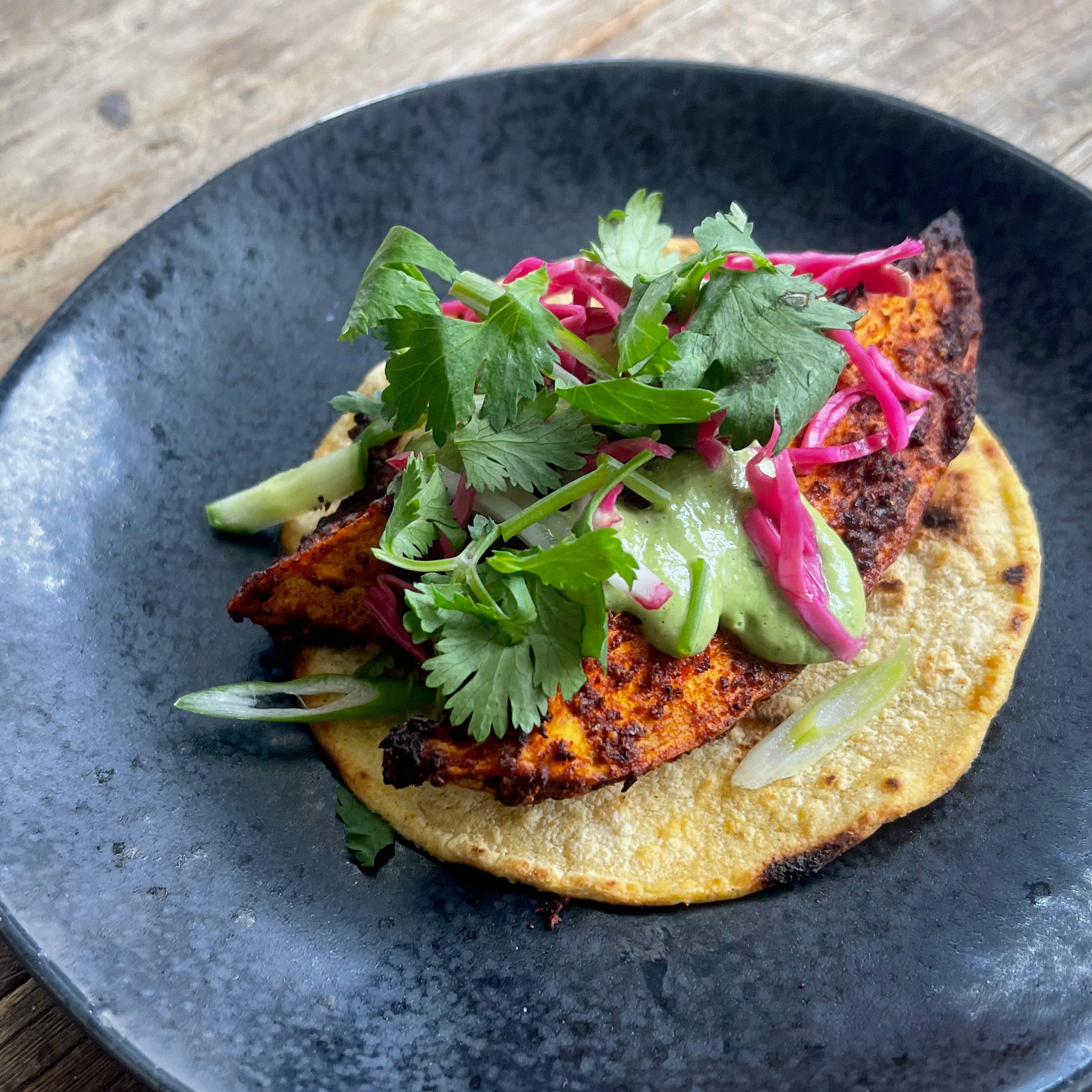 Sweet Potato Tostada
