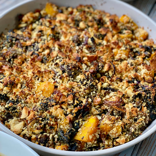 Challah and Vegetable Stuffing